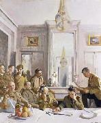 Some Members of the Allied Press Camp,with their Pres Officers Sir William Orpen
